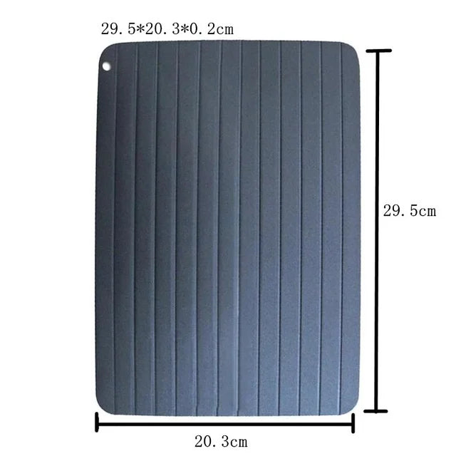 1 stücke Schnelle Auftauen Tablett Schnelle Auftauen Gefrorene Lebensmittel Fleisch Obst Schnelle Auftauen Platte Bord Auftauen Tablett Auftauen Master küche Gadgets