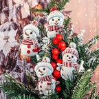 1/5 Stück Weihnachten süße Schneemann Dekoration Anhänger für Winter Weihnachtsbaum Dekoration Neujahr Weihnachtsgeschenke Partyzubehör