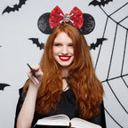 Prinzessin Haarreif mit Pailletten-Bogen – Disney-Motive, Halloween & Party | Damen & Kinder
