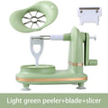 3-in-1-Handkurbel-Rotations-Obst-/Gemüseschäler, Edelstahlklingen, Apfelschneider, Haushaltsschälmaschine, Küchenhelfer
