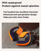 2024 neue T22 Knochen Leitung Bluetooth Kopfhörer Headset Mini Schlafen Drahtlose Kopfhörer Sport Spiel Musik Mit Mic Mädchen Geschenk