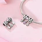 Rosa Charms Original 925 Sterling Silber Herz Schleife Parfüm Flasche Charms Perlen Anhänger Fit Armband DIY Frauen Schmuck Machen