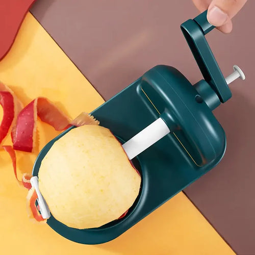 Éplucheur de fruits et légumes rotatif 3 en 1 à manivelle, lames en acier inoxydable, coupe-pommes, machine à éplucher domestique, gadgets de cuisine