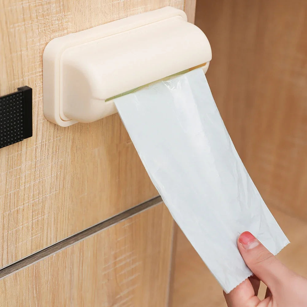 Aufbewahrungsbox für Einkaufstüten in der Küche, ausziehbarer Beutelspender