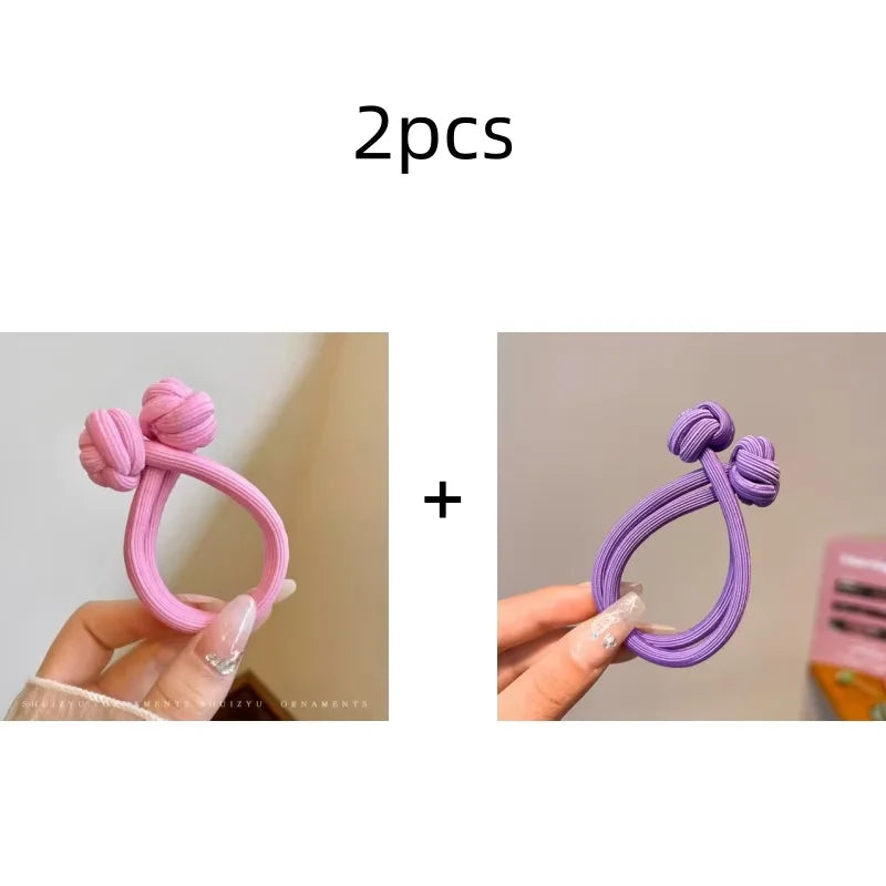Einfachheit Stretch Gummi Haargummis für Frauen Hohe Elastizität Mode Mädchen Kopf Seil Scrunchie Haar Zubehör