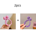 Einfachheit Stretch Gummi Haargummis für Frauen Hohe Elastizität Mode Mädchen Kopf Seil Scrunchie Haar Zubehör