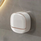 Seifenbox mit Ablauf & Deckel – Wandmontage, wasserdicht, ABS, 3 Farben, 1–3 Stück