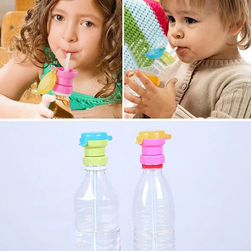 Kleinkind Kleinkind Trinkrohr Flasche Kappe Kinder Auslaufsichere Getränke Saft Soda Wasser Flasche Twist Stroh Abdeckung
