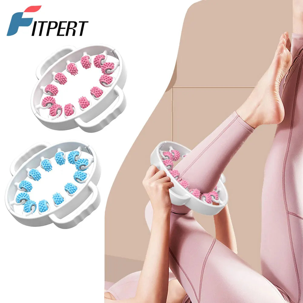 Ring-Massageroller – Manueller Körpermassager für Oberschenkel, Waden & Arme | Cellulite-Roller