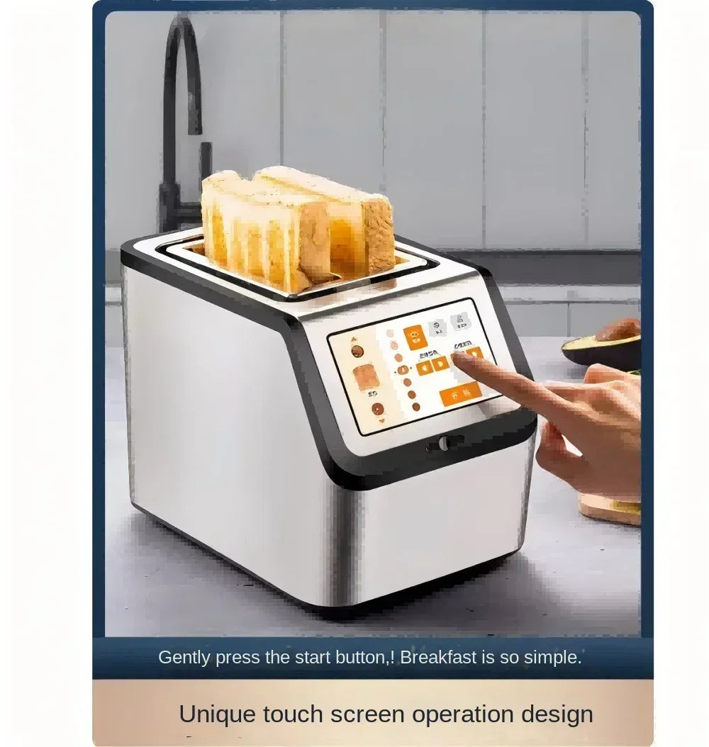 Hochwertige Fabrikpreise, Hochgeschwindigkeits-Touchscreen-Toaster, 2-Scheiben-Smart-Toaster