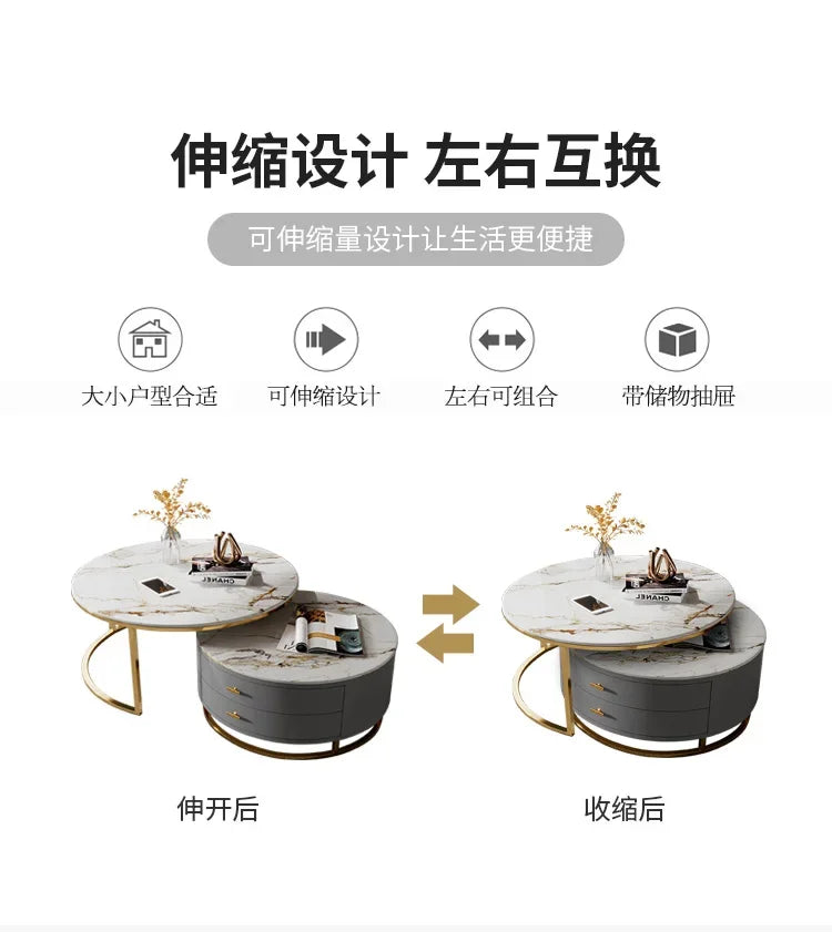 Trendige nordische Couchtische, moderne Aufbewahrung, luxuriöse, einfache, ästhetische Couchtische, einzigartige antike Kaffee-Tische, Hotelmöbel