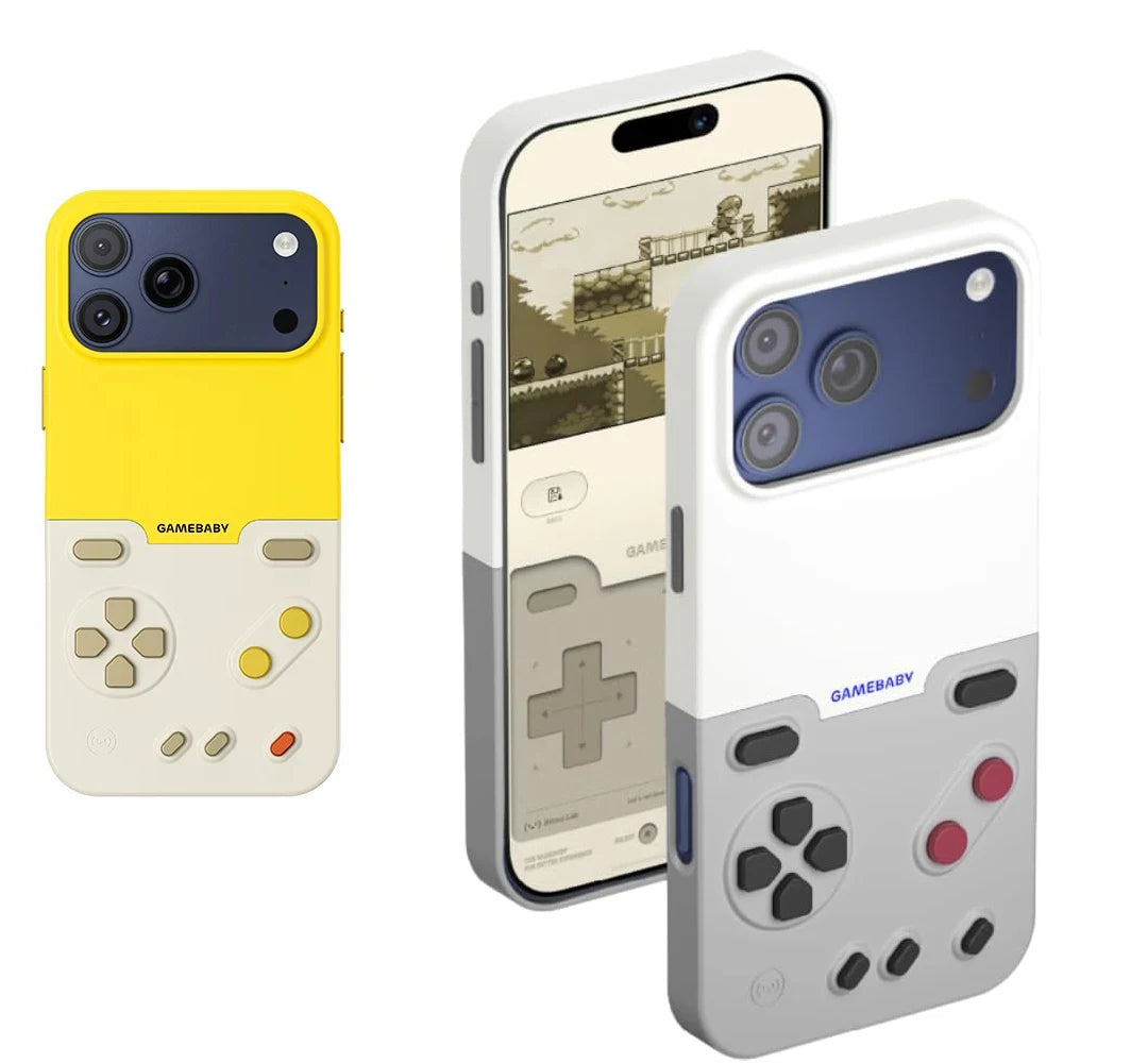 BITMOLAB GAMEBABY – iPhone-Hülle mit Retro-Gaming-Controller | iPhone 17, 17 Pro, 17 Pro Max