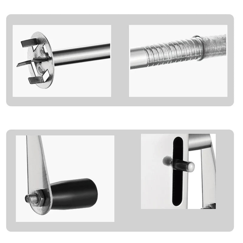 Kartoffelschneider Tornado, halbautomatische Dehnspirale aus dickem Edelstahl, manuelle Schneidemaschine, französische Frittiermaschine, Gemüseschneider