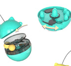 Neue lustige Katze Stick Katze Spielzeug Tumbler Leck Lebensmittel Ball Katze lindern Langeweile Tumbler Heimtierbedarf spielen mit Lebensmittelspüler selbst