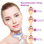 Abay 7-Farben Gesichts- & Hals-Lifting-Gerät – EMS, LED-Lichttherapie, Anti-Falten, CE