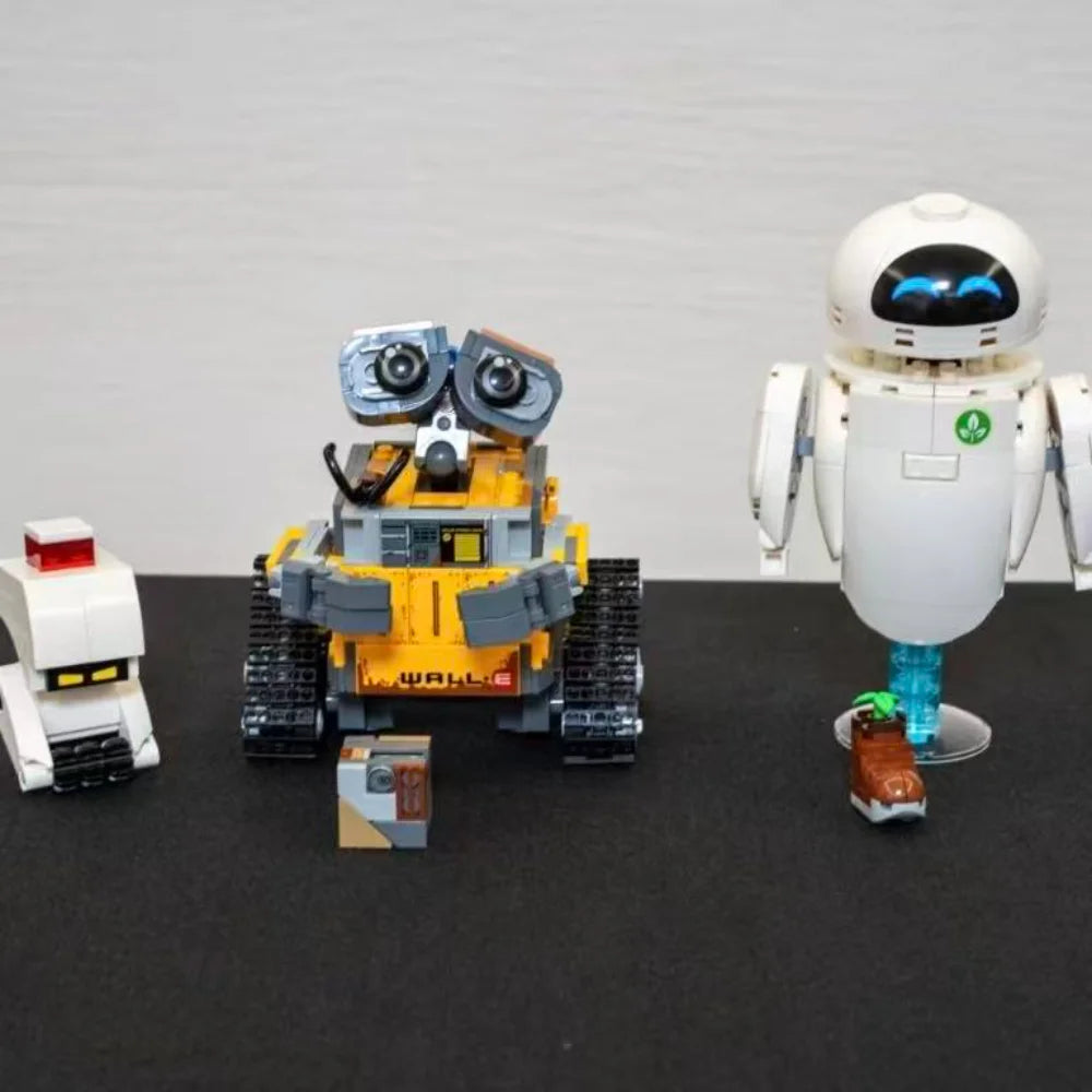 2025 NEUE 811PCS MOC 43279 WALLI EVE Roboter Bausteine Figur Blöcke Nette Cartoon Charakter Spielzeug Weihnachten Geburtstag geschenke