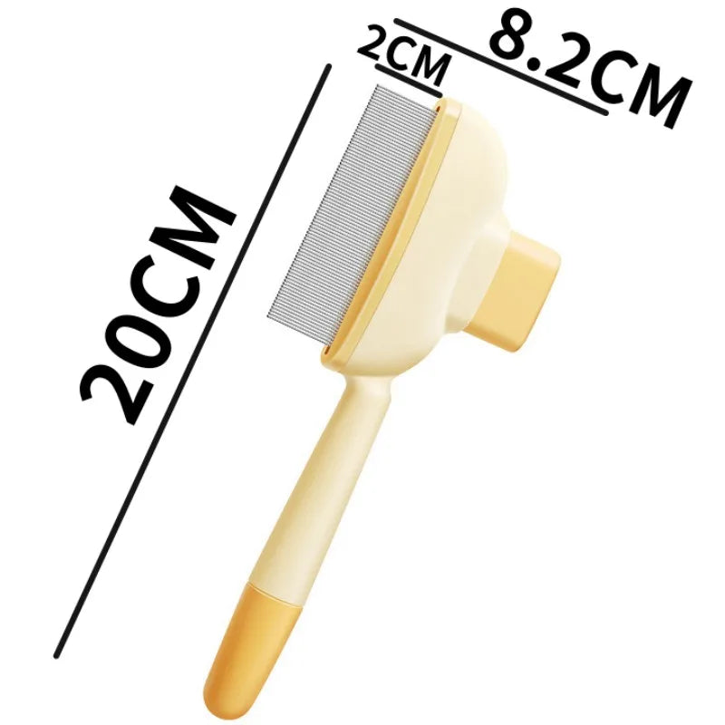 Hundekamm, Tierhaarentferner, Ein-Knopf-Hundebürste, selbstreinigende Katzenbürste, Massagekämme für Hundepflegebürsten für Haustierprodukte