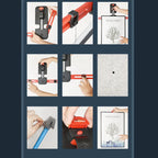 Bilderaufhänger-Werkzeug, Bilderaufhänger-Werkzeug, Fotorahmen, hängendes Nivellierwerkzeug mit Wasserwaage für die Dekoration, Werkzeug zum Nivellieren von Bildern