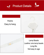 LED Weihnachtsdekorationen Feenlampe LED Leiterlampe mit Klettern Weihnachtsmann Zuhause Outdoor Weihnachtslicht Neujahr Ornamente s