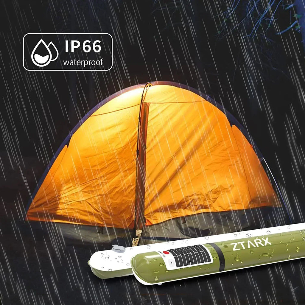 Wasserdichte Zeltleuchte für den Außenbereich, aufblasbare Campingleuchte mit magnetischer, solarbetriebener, wiederaufladbarer USB-Campinglampe