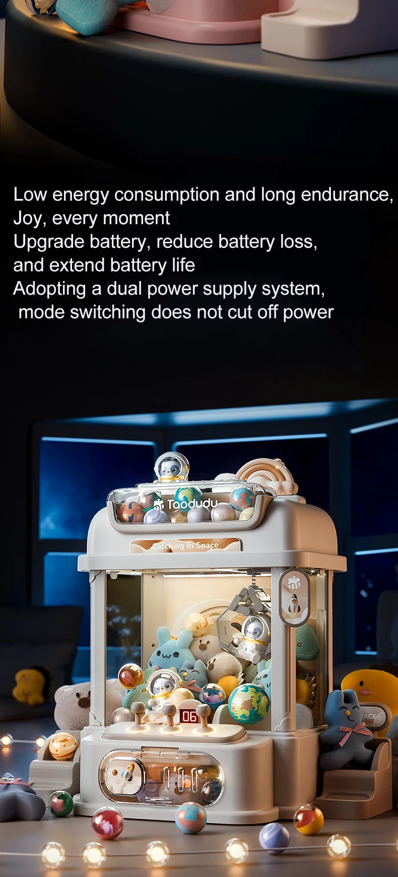 Große Größe DIY Puppe Maschine Kinder Münze Betrieben Spielen Spiel Mini Klaue Fangen Spielzeug Kran Maschinen Musik Puppe Kinder Weihnachten Geschenke Spielzeug