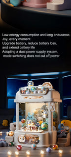 Große Größe DIY Puppe Maschine Kinder Münze Betrieben Spielen Spiel Mini Klaue Fangen Spielzeug Kran Maschinen Musik Puppe Kinder Weihnachten Geschenke Spielzeug