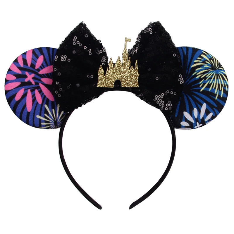 Prinzessin Haarreif mit Pailletten-Bogen – Disney-Motive, Halloween & Party | Damen & Kinder