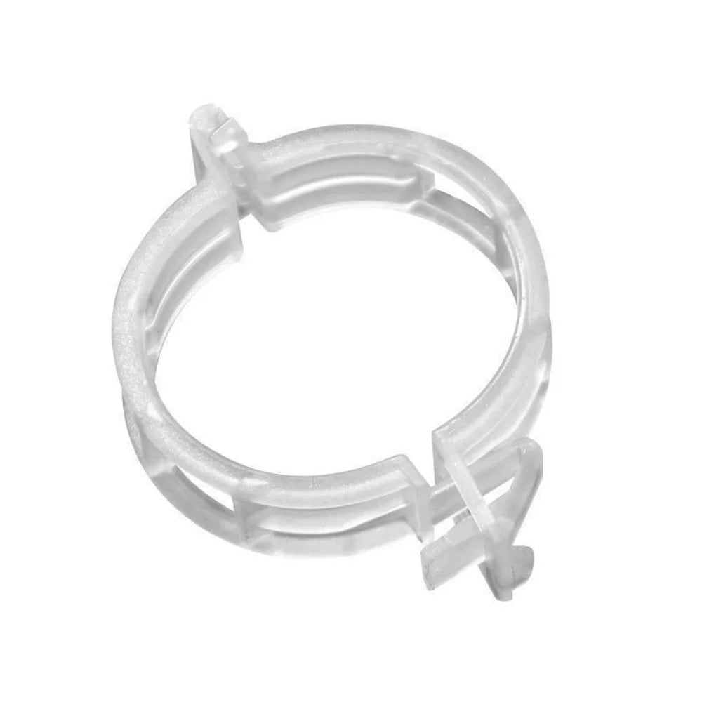 Pflanzenclips Stützverbinder – 100 Stück, wiederverwendbar, Kunststoff, Hellgrün oder Weiß