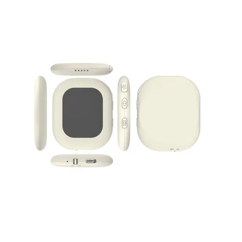 Luxuglow Mini Selfie-Monitor – Kabellos, Magnetisch, 2" HD, WiFi, Bluetooth, 4 Farben