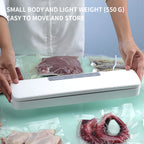 Beste Vakuumierer für trockene und nasse Lebensmittel, Verpackungsmaschine, 220 V, automatischer kommerzieller Haushalt, Küche, Lebensmittel-Vakuumierer mit 10 Beuteln