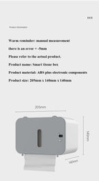 Induktion Toilettenpapierhalter Regal Automatische Papier Aus Wc Papier Rack Wand-Wc Papier Spender Badezimmer Zubehör