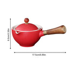 Keramik Teekanne Chinesische Gongfu Teekanne 160 ml Tee Maker Infuser 360 Rotation Einzigen Topf Tragbare Chinesische Gongfu Tee Liefert