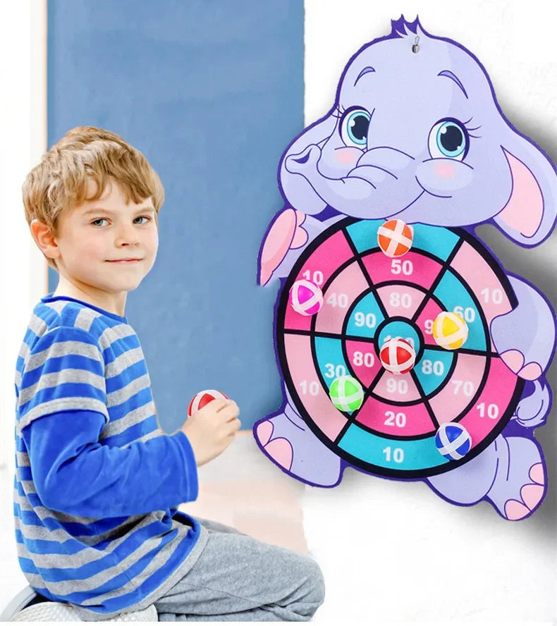 Lernspiele Dartscheibe Babyspielzeug Stickey Ball Dart Indoor Sports Kind Montessori Spiele für Kinder von 3 bis 7 Jahren