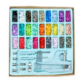 Druckknopf-Set 270 Stück T5 Kunststoff – inkl. Zange | DIY Nähset für Kleidung & Basteln