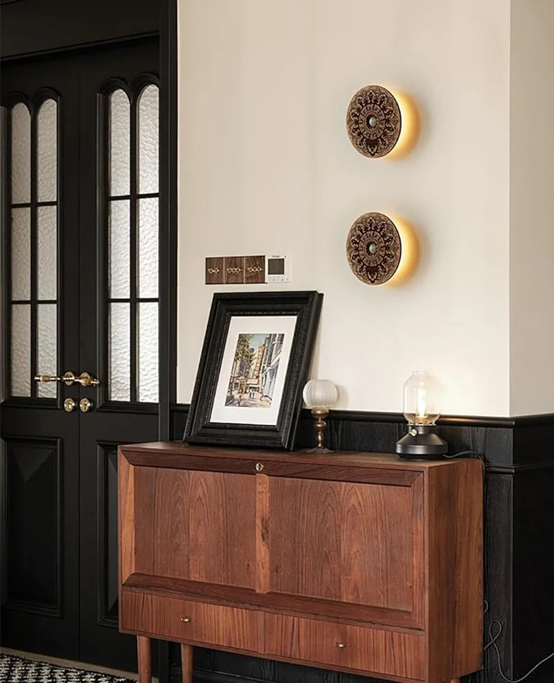 Bewegungssensor Nachtlicht aus Holz, USB wiederaufladbar, Stick-On-Stufen leuchten, magnetische Wandleuchten