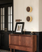 Bewegungssensor Nachtlicht aus Holz, USB wiederaufladbar, Stick-On-Stufen leuchten, magnetische Wandleuchten