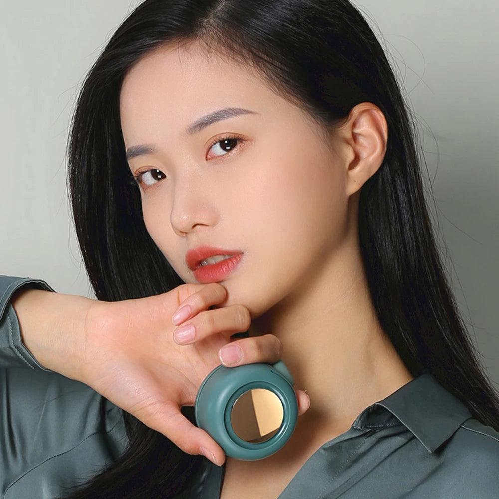 Mini ventilateur portable rechargeable sans pales, ventilateur de taille à clip, adapté à la ventilation extérieure, petit ventilateur de bureau