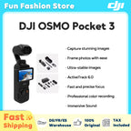DJI Osmo Pocket 3 Leistungsstarker 1-Zoll-Sensor 4K/120fps 2-Zoll drehbarer Touchscreen original brandneu auf Lager
