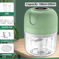Mini-USB-Knoblauchpresse, kabellos, 100/250 ml, Gemüse-, Chili- und Fleischwolf, Küchenhelfer