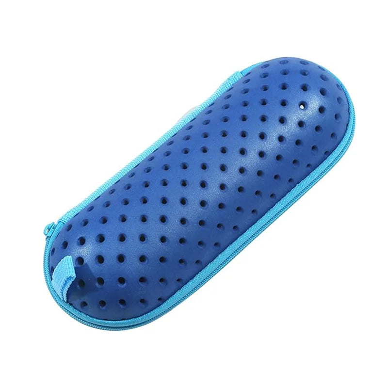 EVA Weiche Schwimmbrille Organizer Schutz Brillenetui Schwimmausrüstung Atmungsaktive Entwässerungsloch Tragbare Schutzbrillenabdeckung