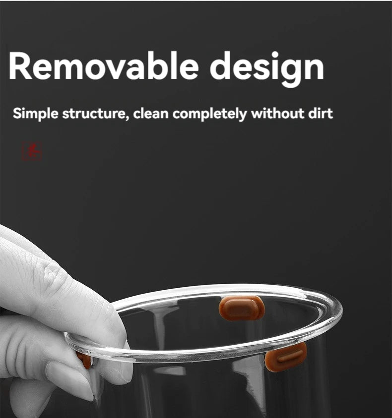 Magnetische Glas Teekanne mit Aufguss Tee kessel Hersteller Aufguss Krug Tee geschirr Küche Essbar Home Tee Kit Glas Teekanne Samowar