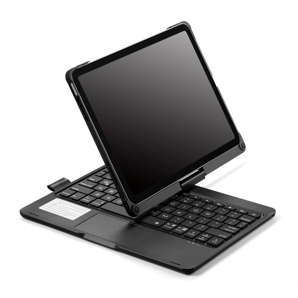 360 Grad drehbare BT-Tastatur für wiederaufladbare kabellose Tastatur und Maus mit 7-Farben-Hintergrundbeleuchtung für iPad 10,2/10,5 Zoll