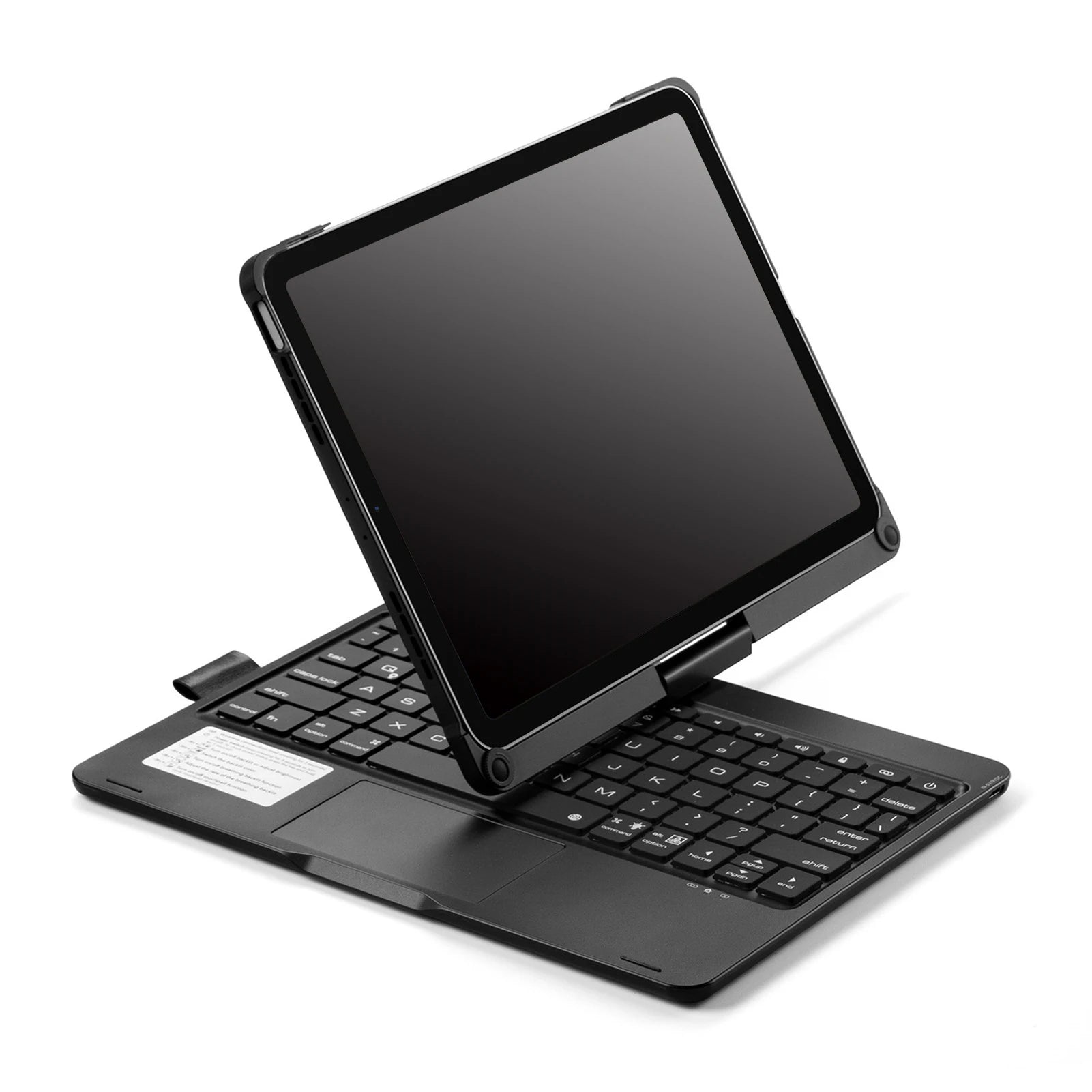 360 Grad drehbare BT-Tastatur für wiederaufladbare kabellose Tastatur und Maus mit 7-Farben-Hintergrundbeleuchtung für iPad 10,2/10,5 Zoll