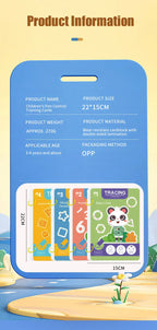 Wiederverwendbares Kinder-Arbeitsbuch-Set mit 34 Seiten und löschbarem Stift – Frühes Lernen der Entwicklung von Schreib- und Zeichenfähigkeiten, Lehrbücher für das Stiftkontrolltraining, innovatives Lernen – perfekt