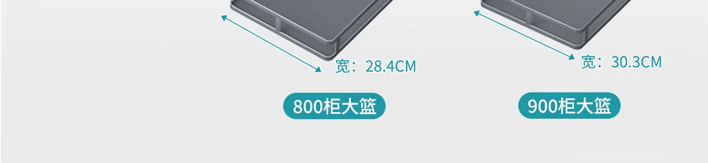 Eckkorb, Küchenschrank, komplett ausziehbar, Aufbewahrungsregal mit zwei Schubladen, Eckkorb