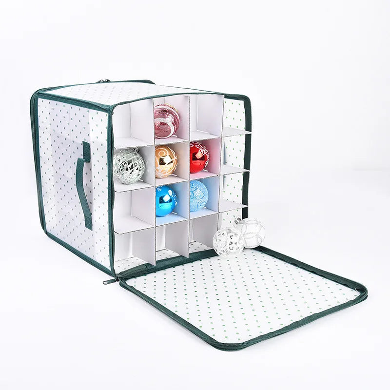 64-Grid Baubles Lagerung Box Weihnachten Bälle Lagerung Weihnachten Baum Dekorationen Organizer Flitter Lagerung Teiler Spielzeug Lagerung Box