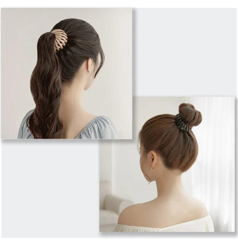 Einziehbarer Pferdeschwanzhalter