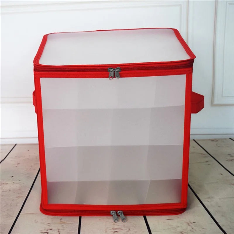 64-Grid Baubles Lagerung Box Weihnachten Bälle Lagerung Weihnachten Baum Dekorationen Organizer Flitter Lagerung Teiler Spielzeug Lagerung Box