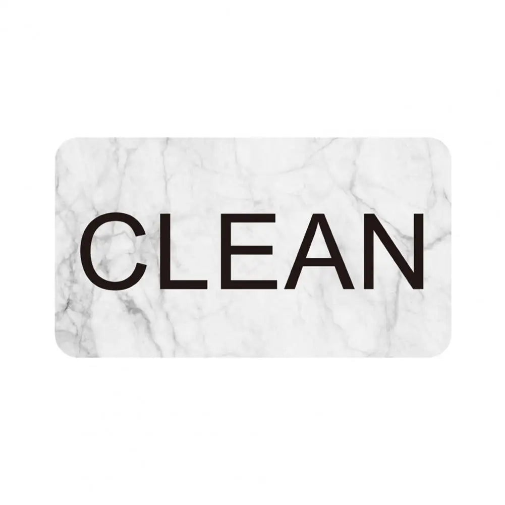 Geschirrs püler Magnet sauber schmutzig Zeichen Anzeige in voller Größe starke Magnet Harz Aufkleber Küche Kühlschrank Geschirrs püler schmutzig Tag