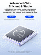 ORICO M.2 NVMe SATA SSD-Gehäuse, werkzeugloses USB, extern, 10 Gbit/s, M.2 NVMe-zu-USB-Adapter, unterstützt UASP für PCIe NVMe und SATA SSD